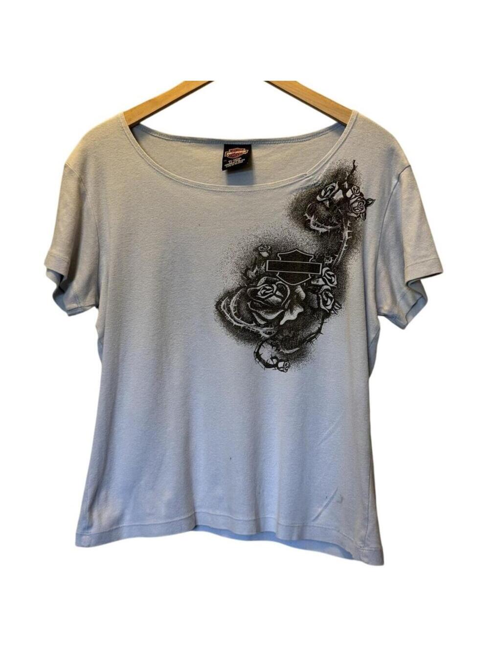 Harley Davidson Women's Gray top biker T Shirts XL Johannesburg South Africa